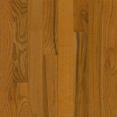 Bruce Plano Oak Gunstock 3/4 in. Thick x 3-1/4 in. Wide x Varying Length Solid Hardwood Flooring (22 sq. ft. / case) - Super Arbor