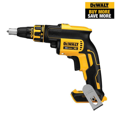 20-Volt MAX XR Lithium-Ion Cordless Brushless Drywall Screw Gun (Tool-Only) - Super Arbor