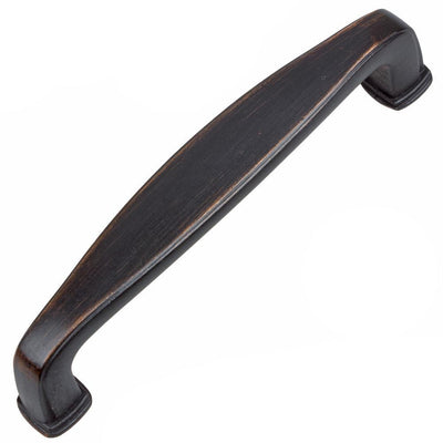 3-3/4 in. Center-to-Center Oil Rubbed Bronze Deco Cabinet Pulls (10-Pack) - Super Arbor