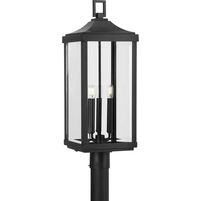 Gibbes Street Black 3-Light Post Lantern - Super Arbor