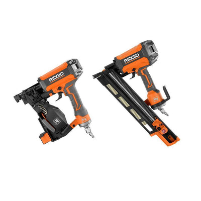 21° 3-1/2 in. Round-Head Framing Nailer and 15° 1-3/4 in. Coil Roofing Nailer - Super Arbor