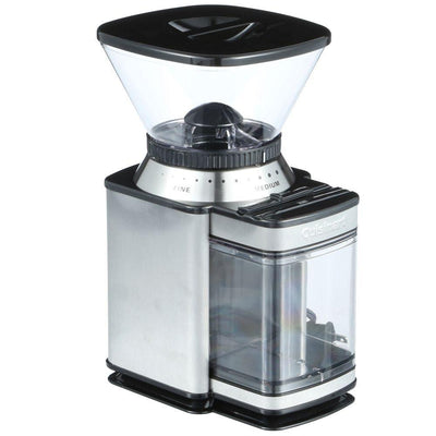 Supreme Grind 8 oz. Stainless Steel Burr Coffee Grinder with Adjustable Settings - Super Arbor