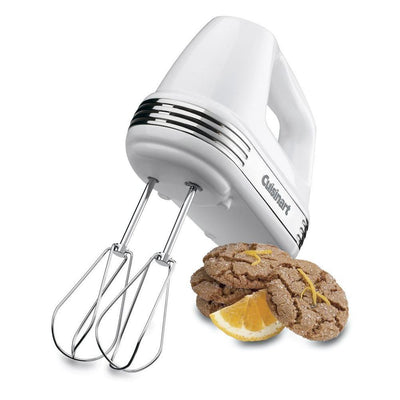 Power Advantage 5-Speed White Hand Mixer with Recipe Book - Super Arbor