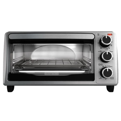 4-Slice Stainless Steel Toaster Oven - Super Arbor