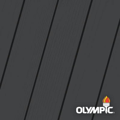 Olympic Maximum 1 gal. Ebony Semi-Transparent Exterior Stain and Sealant in One - Super Arbor