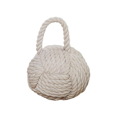 Tan Rope and Sand Knot Door Stop - Super Arbor