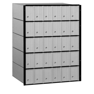 2200 Series Standard System Aluminum Mailbox with 30 Doors - Super Arbor