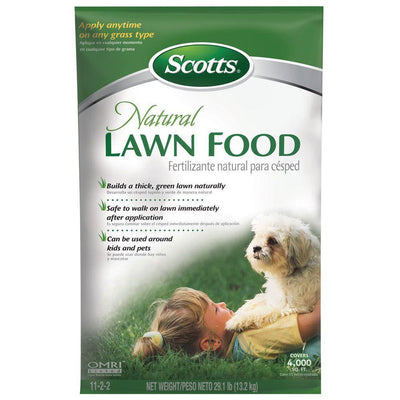 Scotts 29 lbs. Dry Natural Lawn Food - Super Arbor