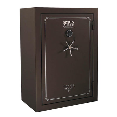 Haven Series 48-Gun Fire/Waterproof Elock Gun Safe, Dark Earth Matte - Super Arbor