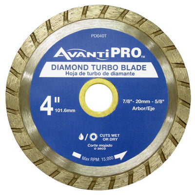 4 in. Turbo Diamond Blade - Super Arbor