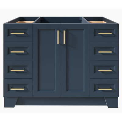 Taylor 48 in. W Vanity Cabinet Only in Midnight Blue - Super Arbor