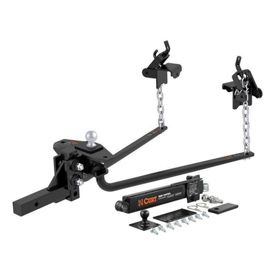 CURT Round Bar Weight Distribution Hitch Kit (10K - 14K lbs., 31-5/8" Bars) - Super Arbor