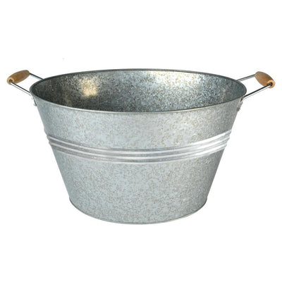 20 Gal. Galvanized Party Tub with Handles - Super Arbor