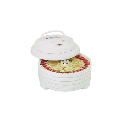 Gardenmaster 4-Tray Expandable White Food Dehydrator with Temperature Control - Super Arbor