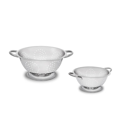 4 Qt.,, 3.5 Qt., 2-Piece Stainless Steel Colander Set - Super Arbor