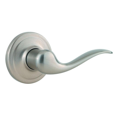 Tustin Satin Nickel Right-Handed Half-Dummy Door Lever with Microban Antimicrobial Technology - Super Arbor