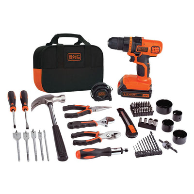 20-Volt MAX Lithium-Ion Cordless Drill and Project Kit with Battery 1.5Ah, Charger and Kit Bag - Super Arbor
