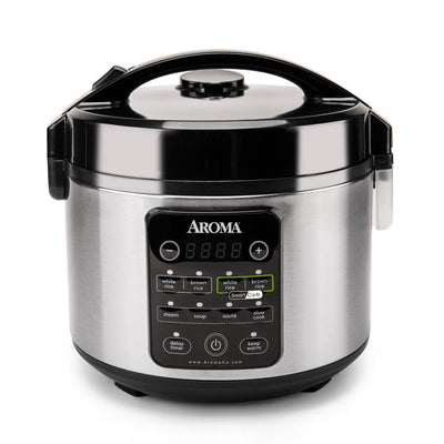 12-Cup Stainless Steel Smart Carb Rice Cooker - Super Arbor