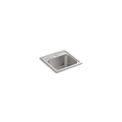 Toccata Drop-In Stainless Steel 15 in. 1-Hole Single Bowl Bar Kitchen Sink - Super Arbor