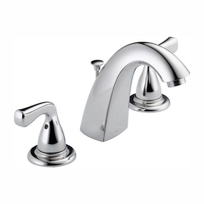 Foundations 8 in. Widespread 2-Handle Bathroom Faucet in Chrome - Super Arbor