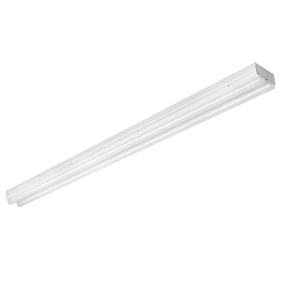 4 ft. 260-Watt Equivalent Integrated LED Daylight (5000K) White Dual Light Strip Light Fixture - Super Arbor