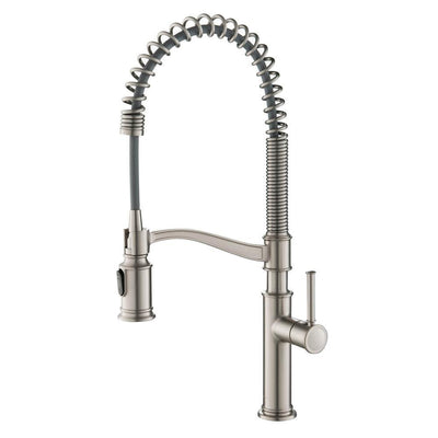 Sellette Single-Handle Pull-Down Sprayer Kitchen Faucet with Dual Function Sprayhead in Spot Free Stainless Steel - Super Arbor