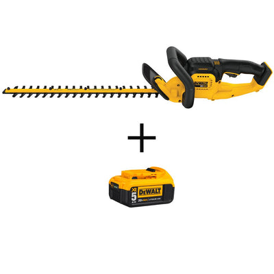 DEWALT 22 in. 20V MAX Lithium-Ion Cordless Hedge Trimmer with (1) 5.0Ah Battery and Charger Included - Super Arbor