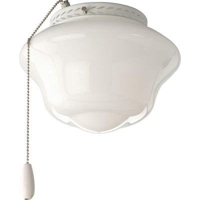AirPro 1-Light White Ceiling Fan Light - Super Arbor