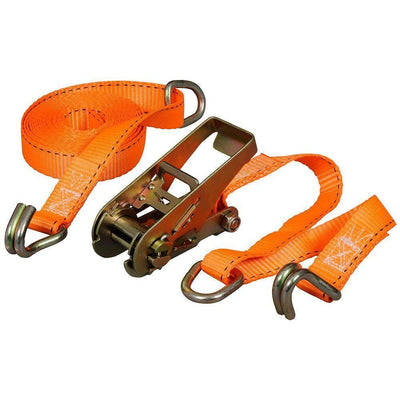 15 ft. x 1 in. x 666 lbs. Ratchet Tie-Down (8-Pack) - Super Arbor