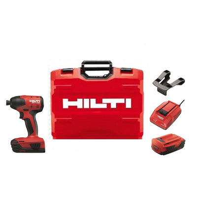 22-Volt Li-ion 3-speed 1/4 in. Hex Cordless Brushless SID 4 Compact Impact Driver Kit with 2 Batteries, Charger and Case - Super Arbor