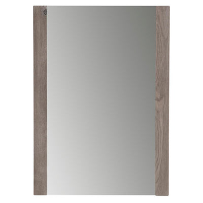 20 in. W x 28 in. H Framed Rectangular Bathroom Vanity Mirror in White Washed Oak - Super Arbor
