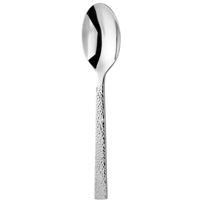 Chef's Table Hammered 18/0 Stainless Steel Teaspoons (Set of 12) - Super Arbor