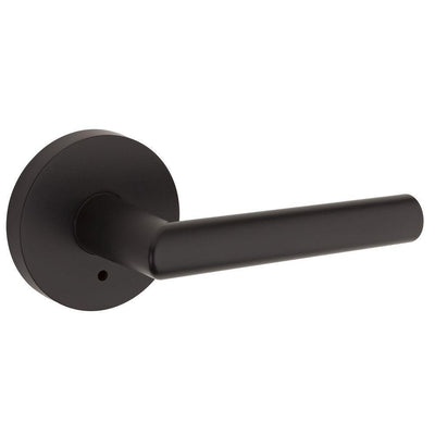 Milan Matte Black Privacy Bed/Bath Door Lever - Super Arbor