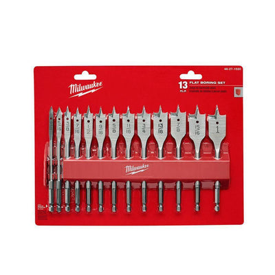 High Speed Wood Spade Bit Set (13-Piece) - Super Arbor