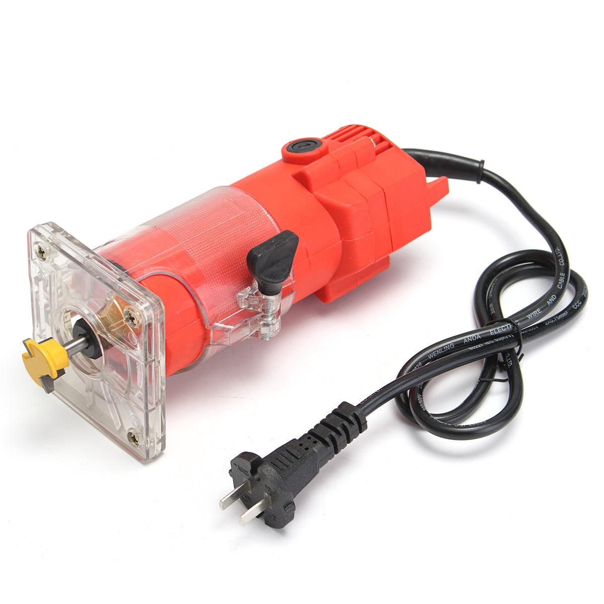 220V 300W 30000RPM 1/4inch 6.35mm Electric Hand Trimmer Router Edge Wo ...