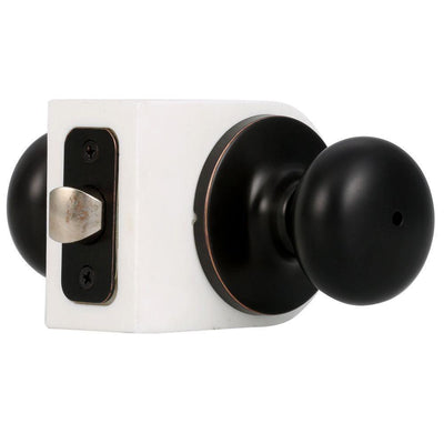 Premiere Essentials Privacy Bed/Bath Oil-Rubbed Bronze Salem Door Knob - Super Arbor