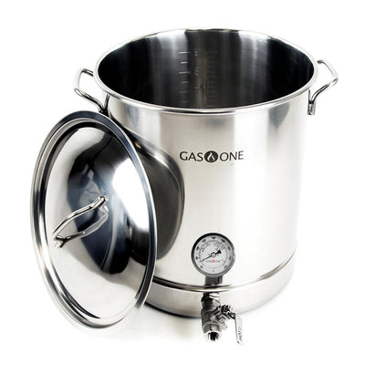 Brew Kettle 40 qt. Stainless Steel Stock Pot - Super Arbor