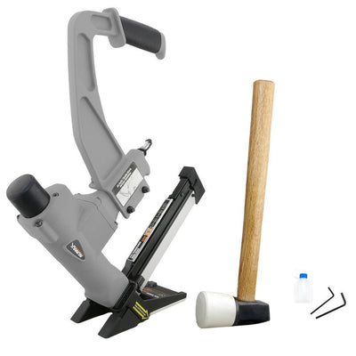 Pneumatic 3-in-1 15.5-Gauge 2 in. Flooring Stapler and 16-Gauge 2 in. Flooring Nailer - Super Arbor