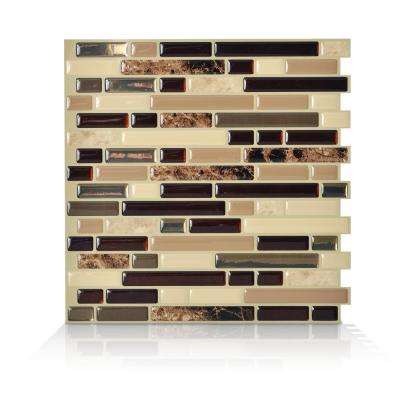 smart tiles 
    Bellagio Multi 10.06 in. W x 10 in. H Peel and Stick Self-Adhesive Decorative Mosaic Wall Tile Backsplash (4-Pack) - Super Arbor