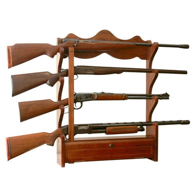 1.00 cu. ft. 4 Gun Wall Rack - Super Arbor