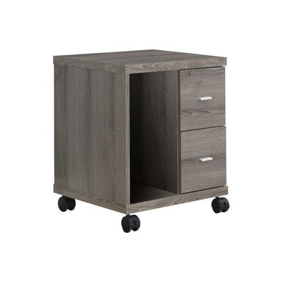 Jasmine Dark Taupe Filing Cabinet - Super Arbor