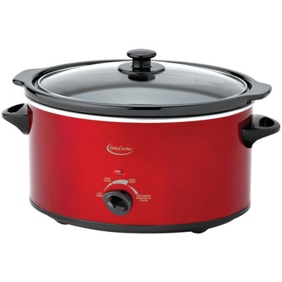 5 qt. Red Oval Slow Cooker with Travel Bag - Super Arbor