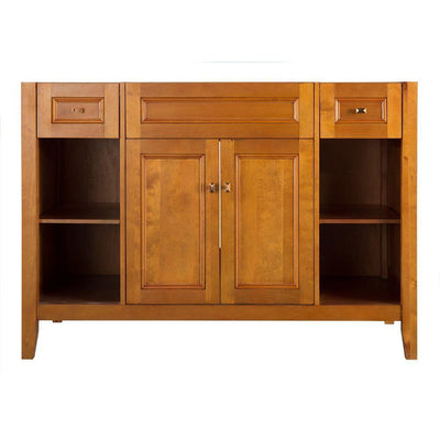 Exhibit 48 in. W Bath Vanity Cabinet Only in Rich Cinnamon - Super Arbor