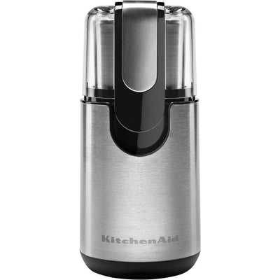 7 oz. Onyx Black Stainless Steel Blade Coffee Grinder - Super Arbor