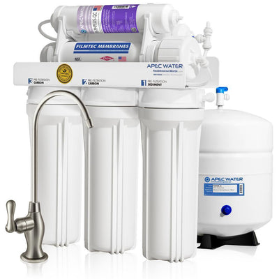 Ultimate Premium Quality 90 GPD pH+ Alkaline Mineral Under-Sink Reverse Osmosis Drinking Water Filter System - Super Arbor