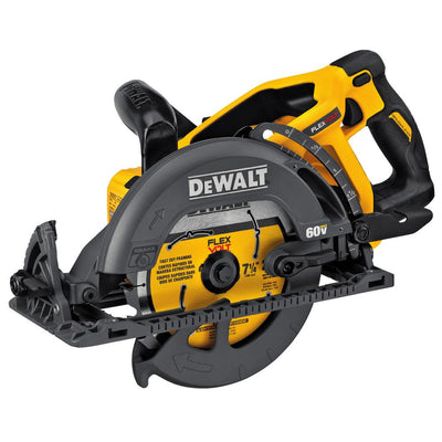 FLEXVOLT 60-Volt MAX Lithium-Ion Cordless Brushless 7-1/4 in. Wormdrive Style Circular Saw (Tool-Only) - Super Arbor