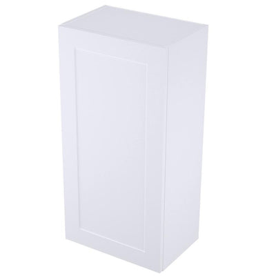 Threespine Ready to Assemble 18 in. x 36 in. x 12 in. Stock Wall Kitchen Cabinet in Shaker White Wood - Super Arbor