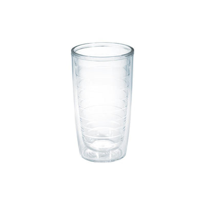 Clear Plastic 16 oz. 4-Pack Double Walled Insulated Tumbler No Lid - Super Arbor