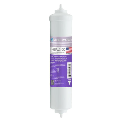 Ultimate 10 in. Calcium Carbonate Alkaline Filter with 1/4 in. Quick Connect - Super Arbor