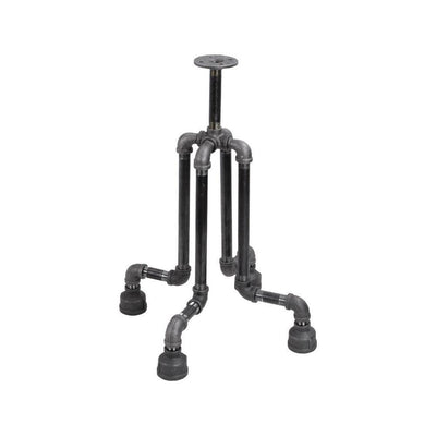 1/2 in. Black Pipe 16 in. W x 20 in. H Roots Design End Table Kit - Super Arbor